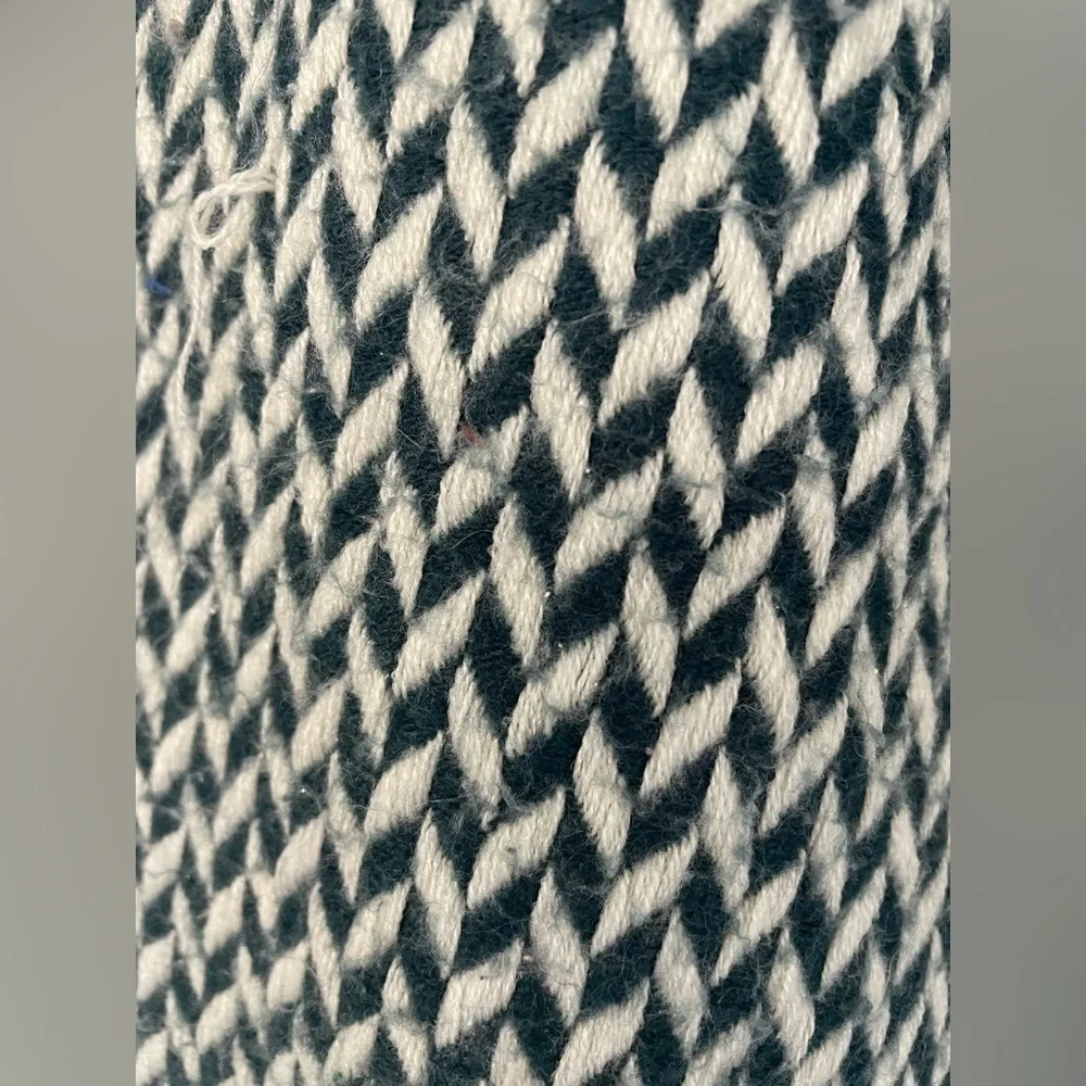 West Elm chevron knit throw blanket
